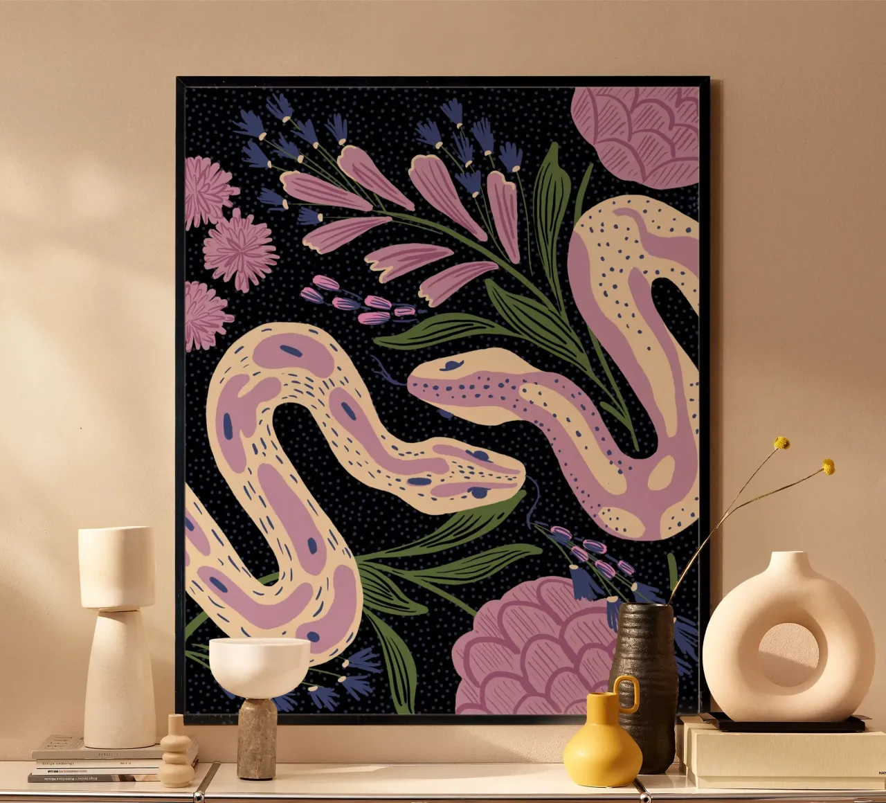 Serpenti gemelli poster da Tara Reed