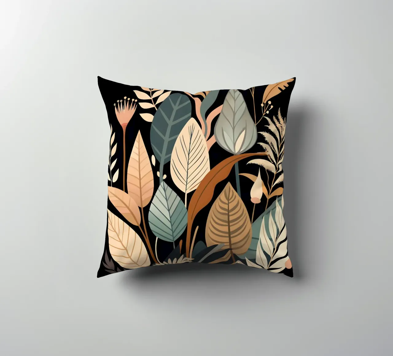 Rhapsodie botanique automnale coussin de Artistic-shop