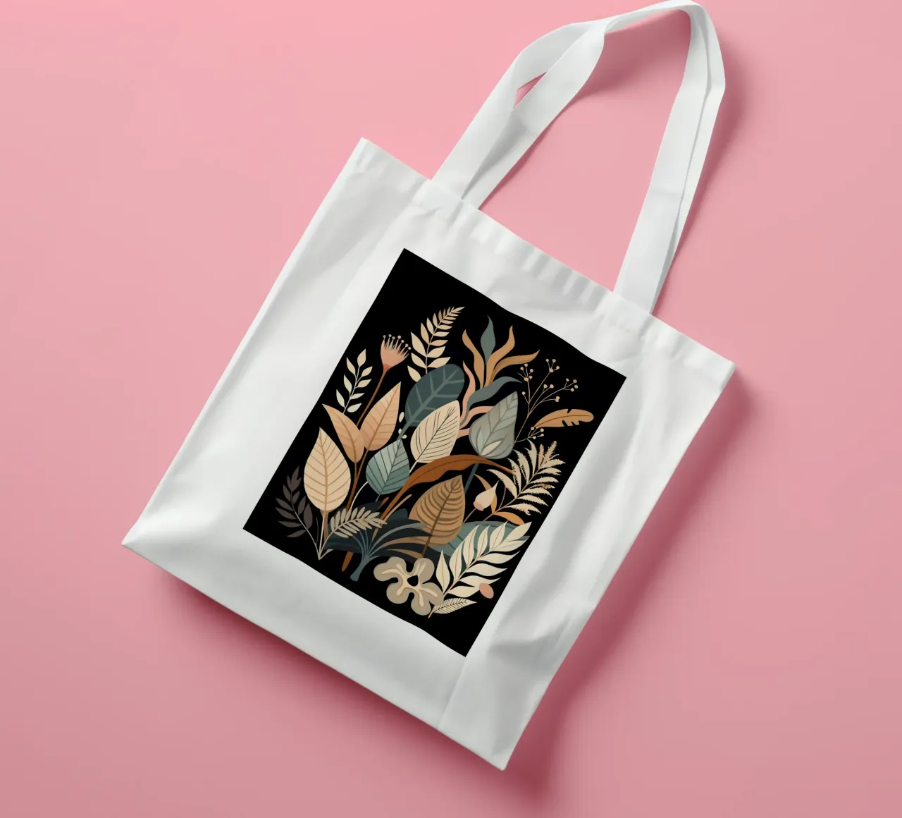Rapsodia botanica autunnale borsa in juta da Artistic-shop