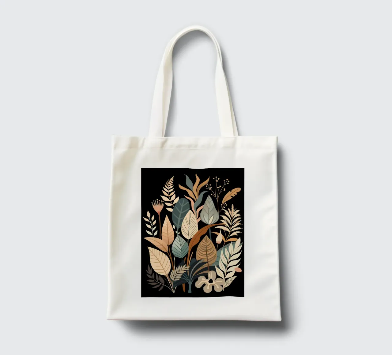 Rapsodia botanica autunnale borsa in juta da Artistic-shop