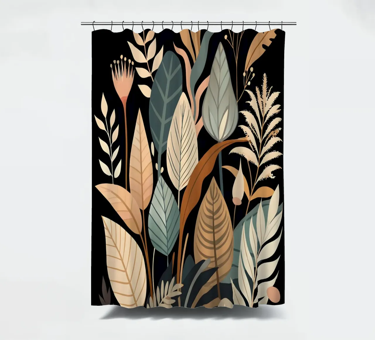 Rapsodia botanica autunnale tenda da doccia da Artistic-shop