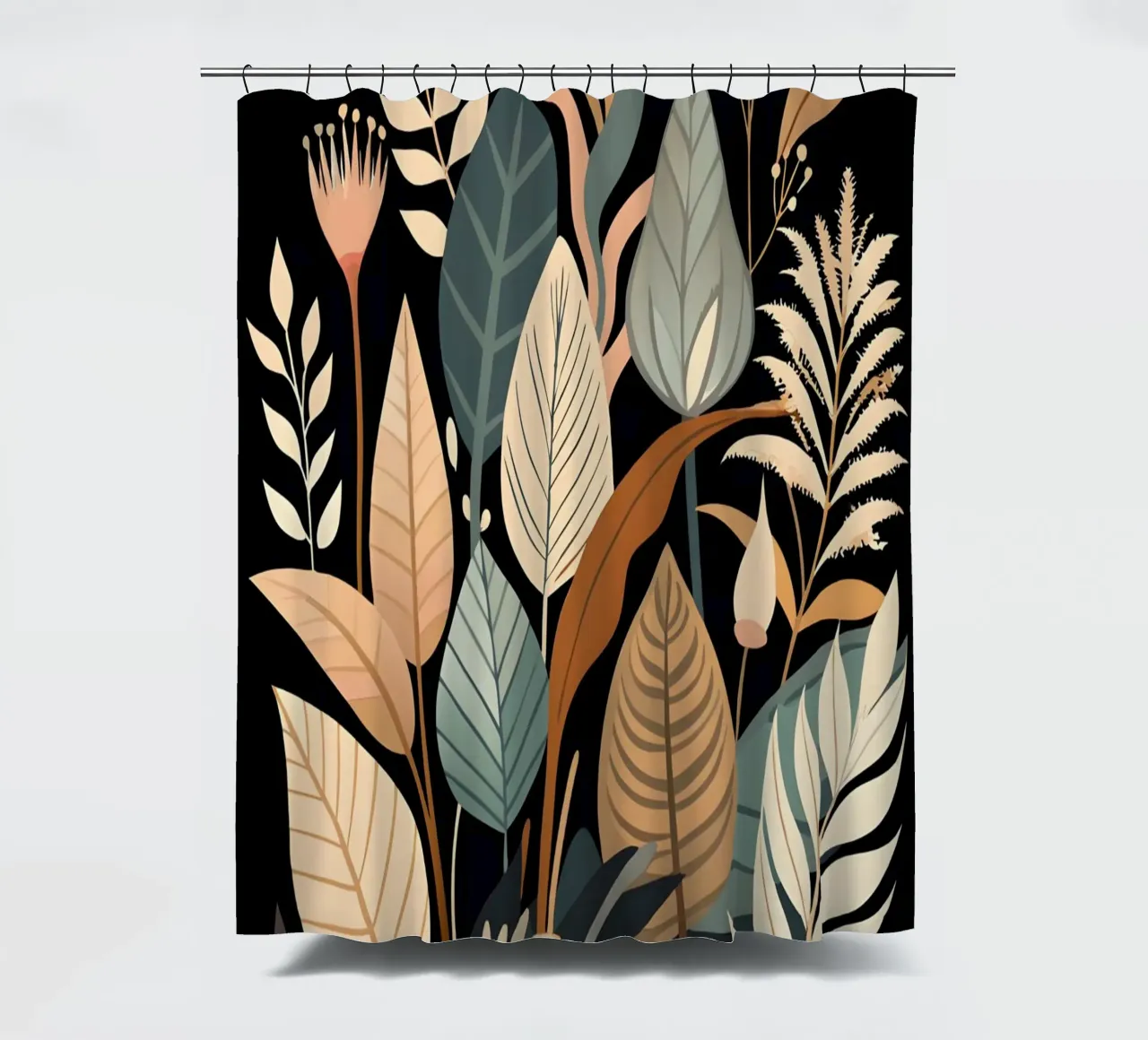Rapsodia botanica autunnale tenda da doccia da Artistic-shop