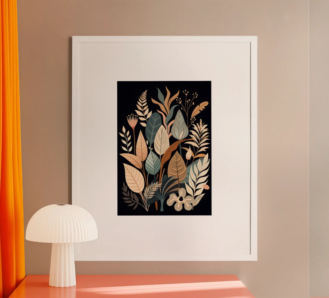 Autumnal Botanical Rhapsody poster by Artistic-shop