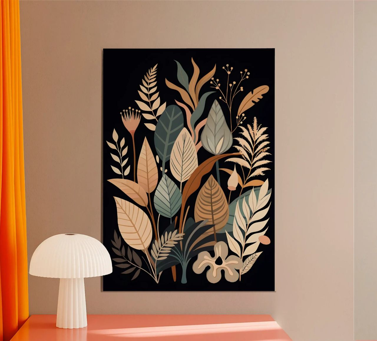 Autumnal Botanical Rhapsody poster by Artistic-shop