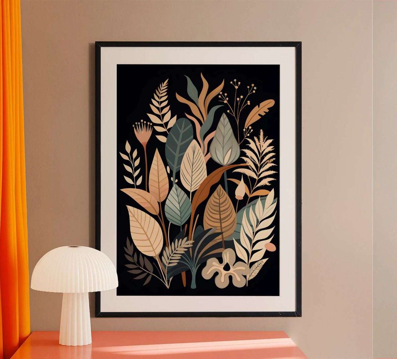 Autumnal Botanical Rhapsody poster by Artistic-shop