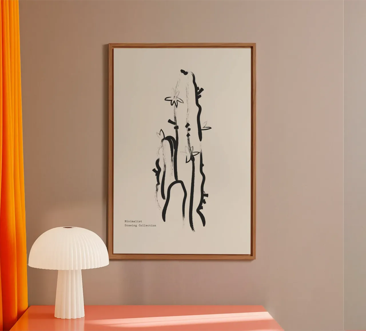 Minimalist Drawing Collection No 06 alluminio dibond da treechild