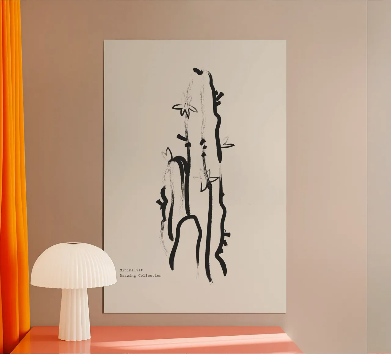 Minimalist Drawing Collection No 06 carta hahnemühle da treechild