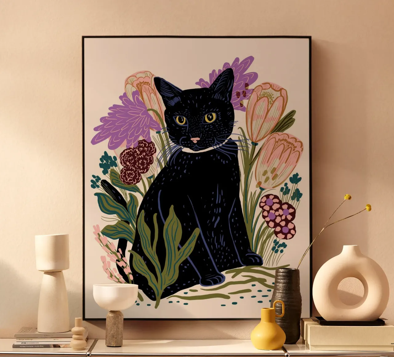 Black Cat plexiglass da Tara Reed