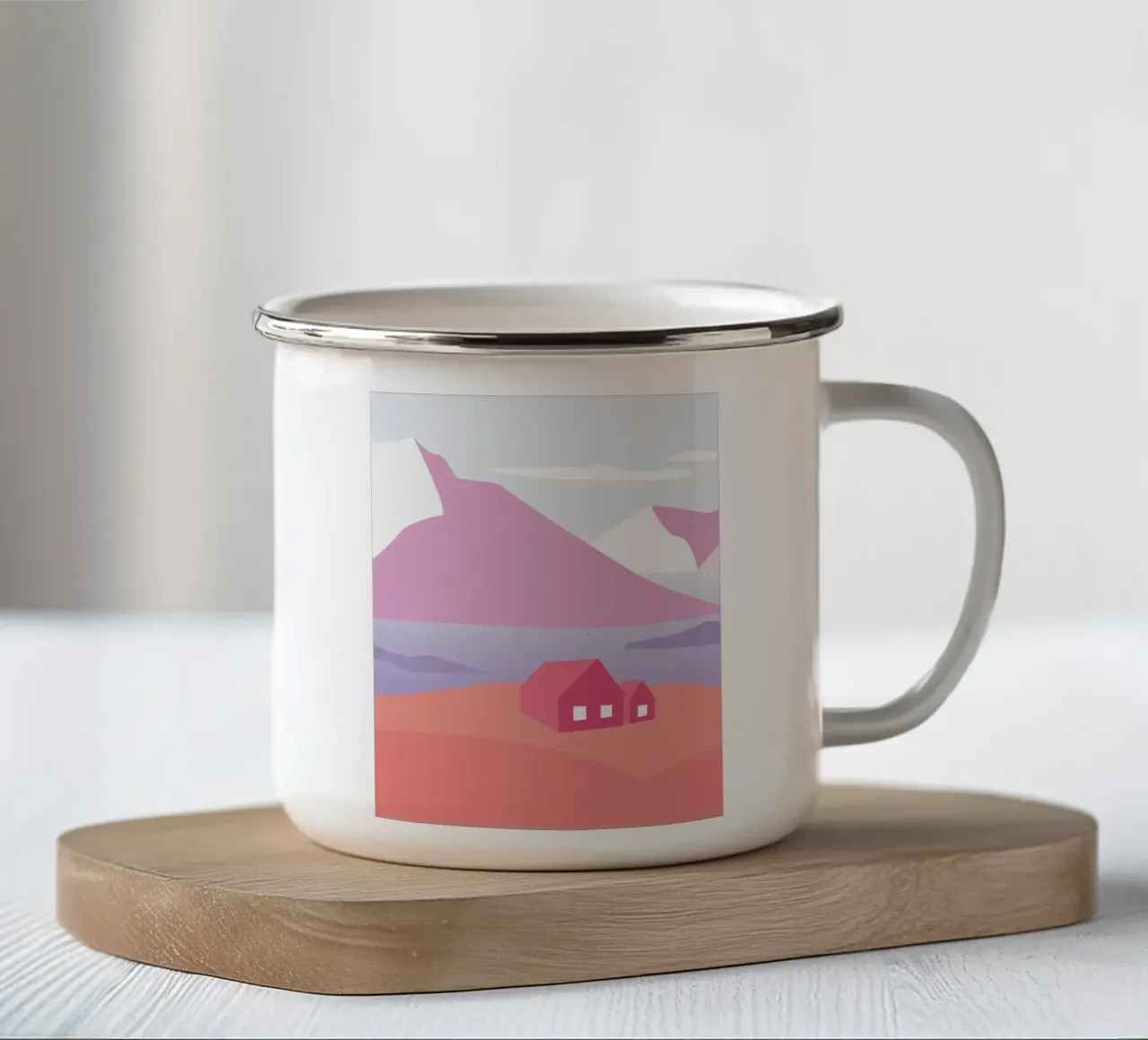 Laponia utopia tazza in smalto da Tamsen Design