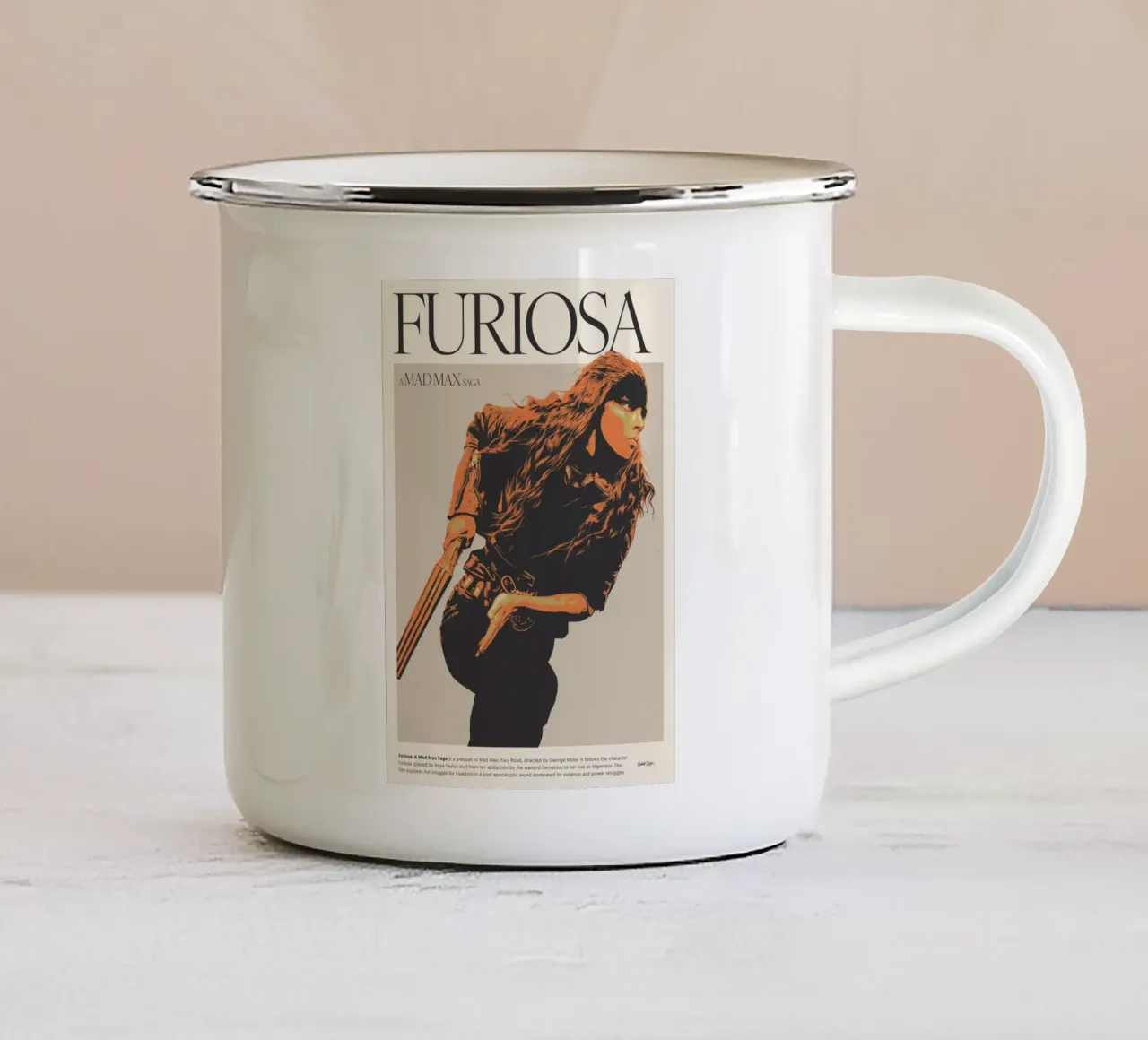 FURIOSO tazza in smalto da Cranio Dsgn