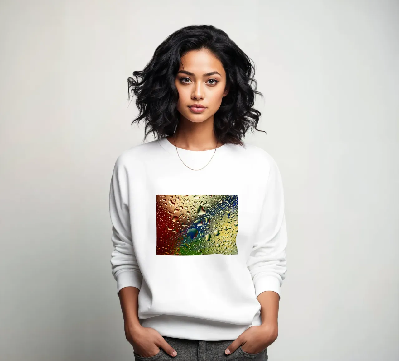 Gocce di colore felpa da Romy Mueller Waterworld