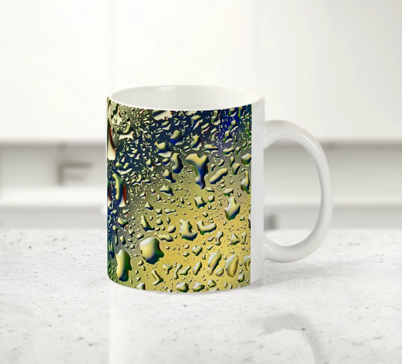 Gocce di colore tazza in ceramica da Romy Mueller Waterworld