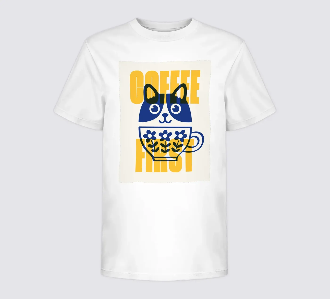 Coffee First! t-shirt bambini da Tamsen Design