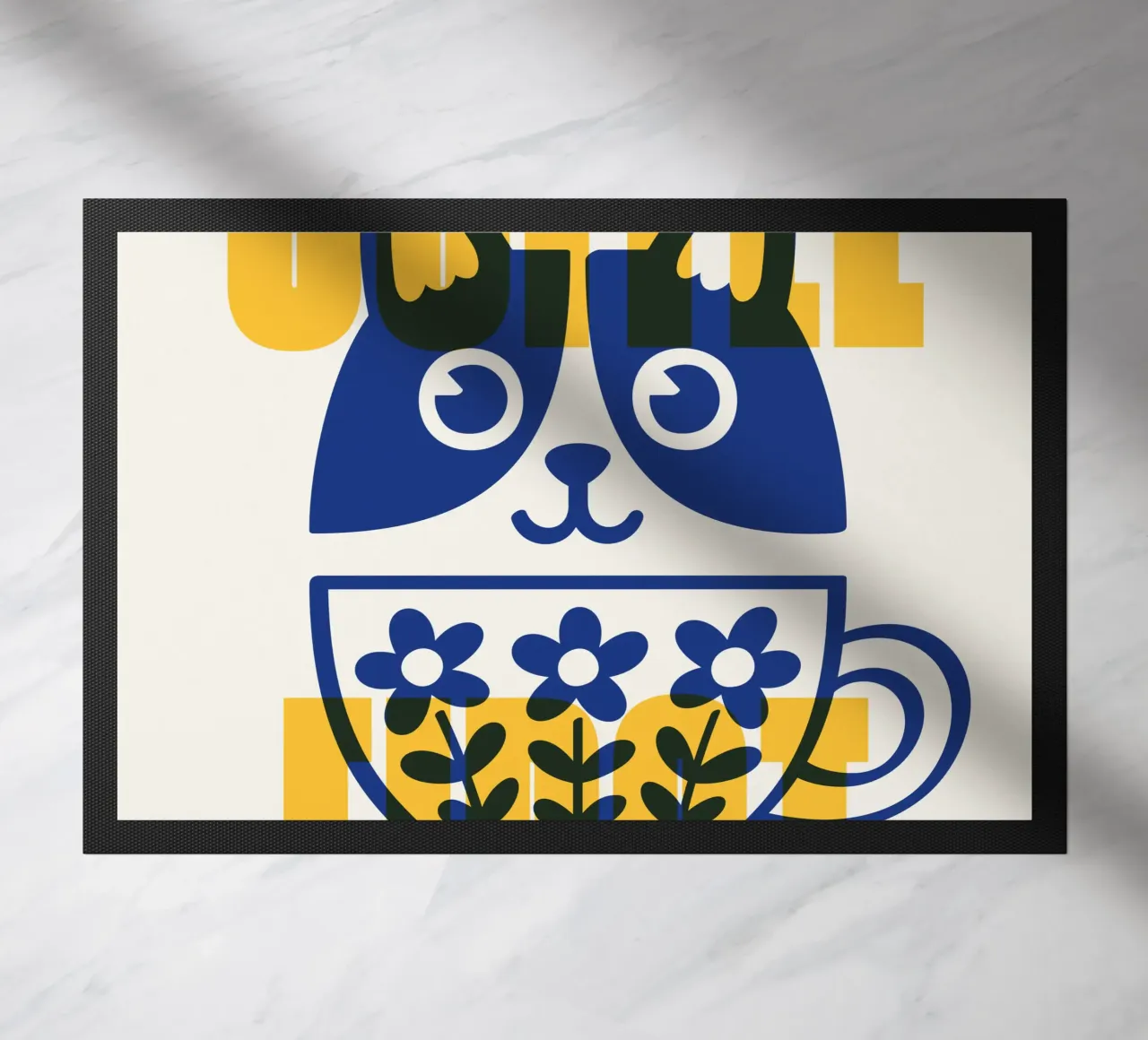 Coffee First! doormat by Tamsen Design