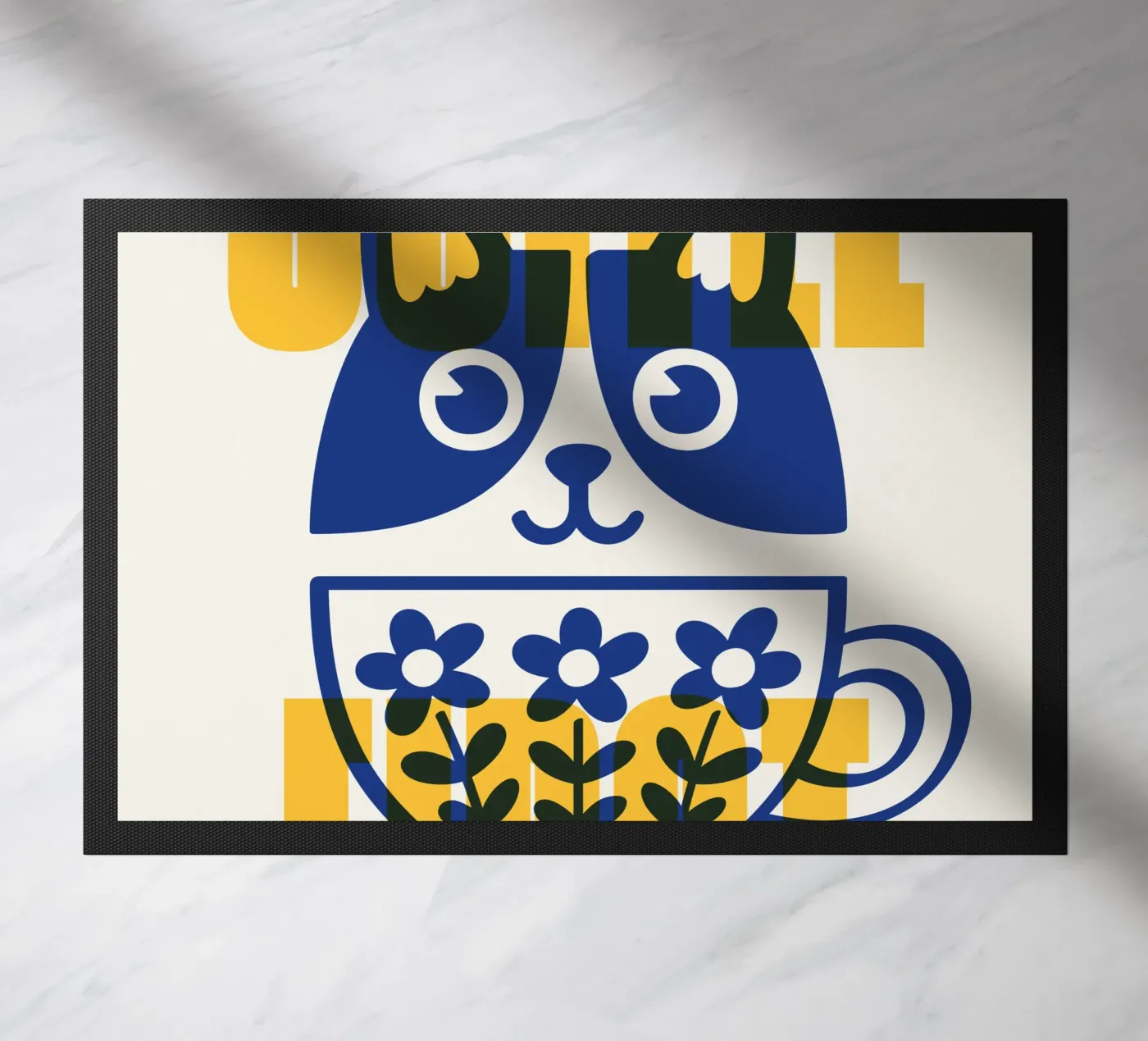 Coffee First! paillasson de Tamsen Design