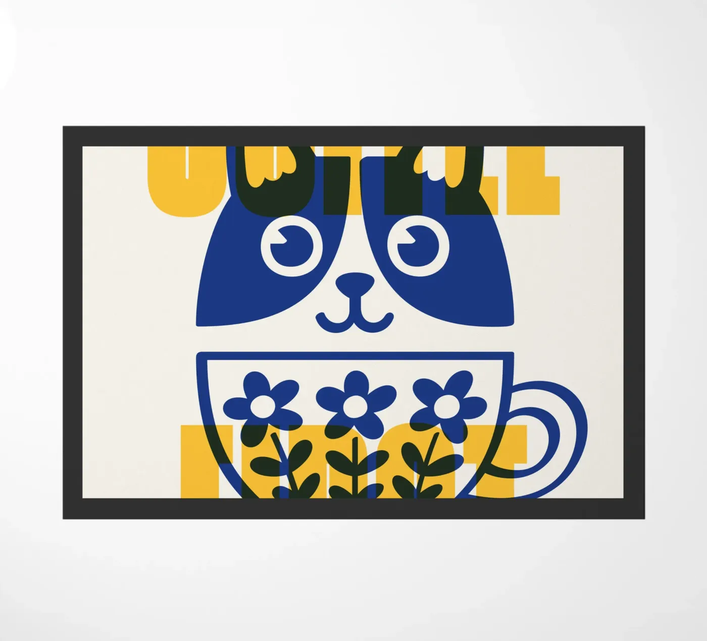 Coffee First! doormat by Tamsen Design