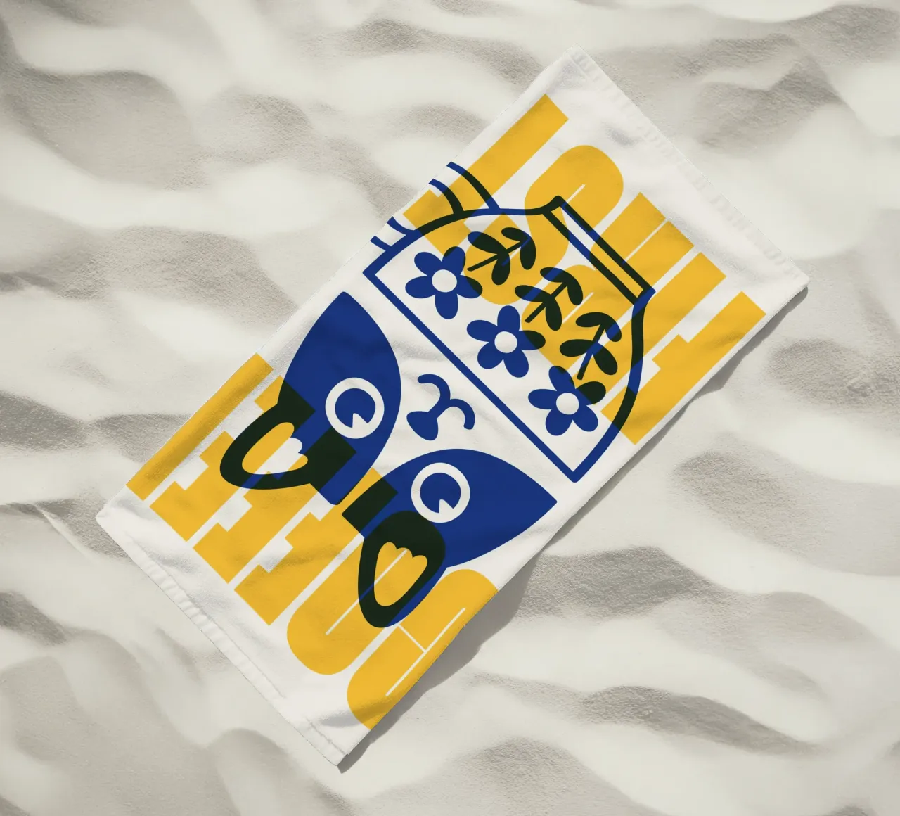 Coffee First! telo mare da Tamsen Design