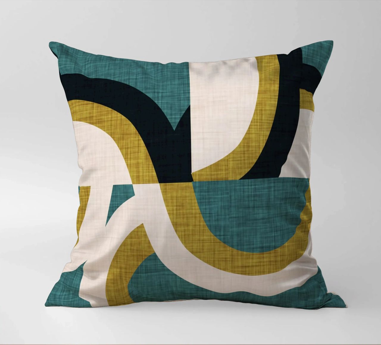 New Mid Mod Freeway Olive decorative cushion by susanacosta