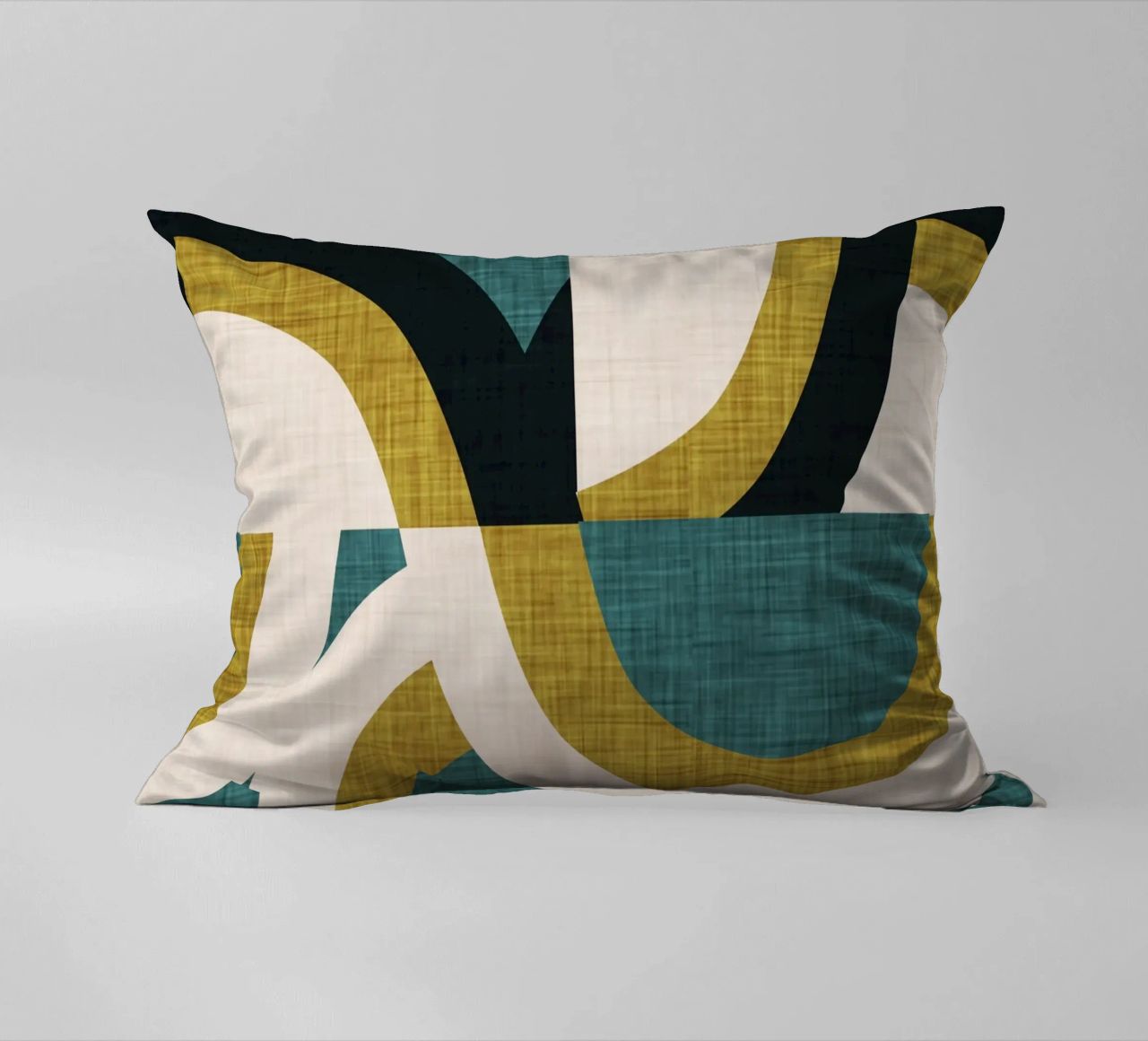 New Mid Mod Freeway Olive decorative cushion by susanacosta