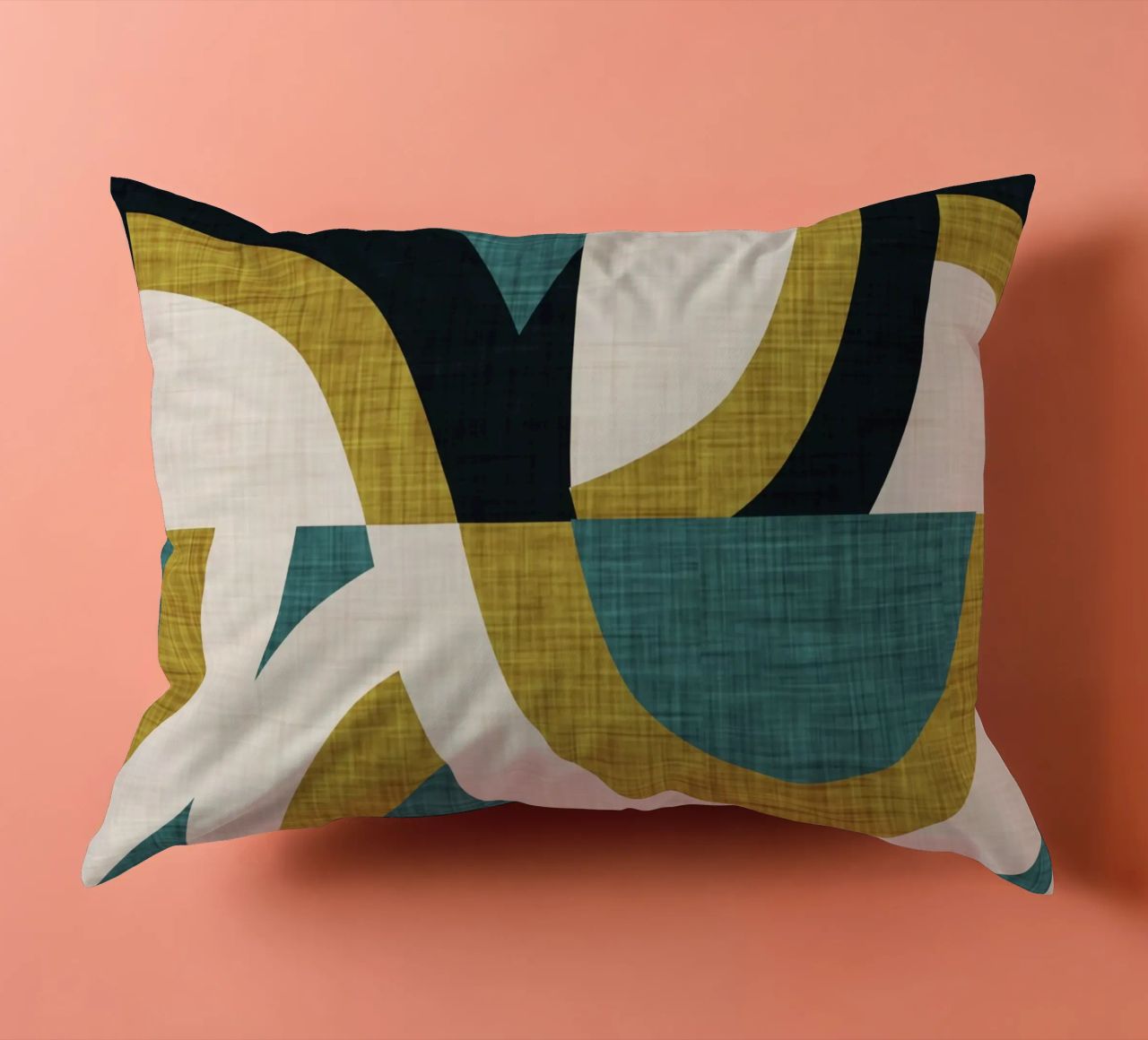 New Mid Mod Freeway Olive decorative cushion by susanacosta