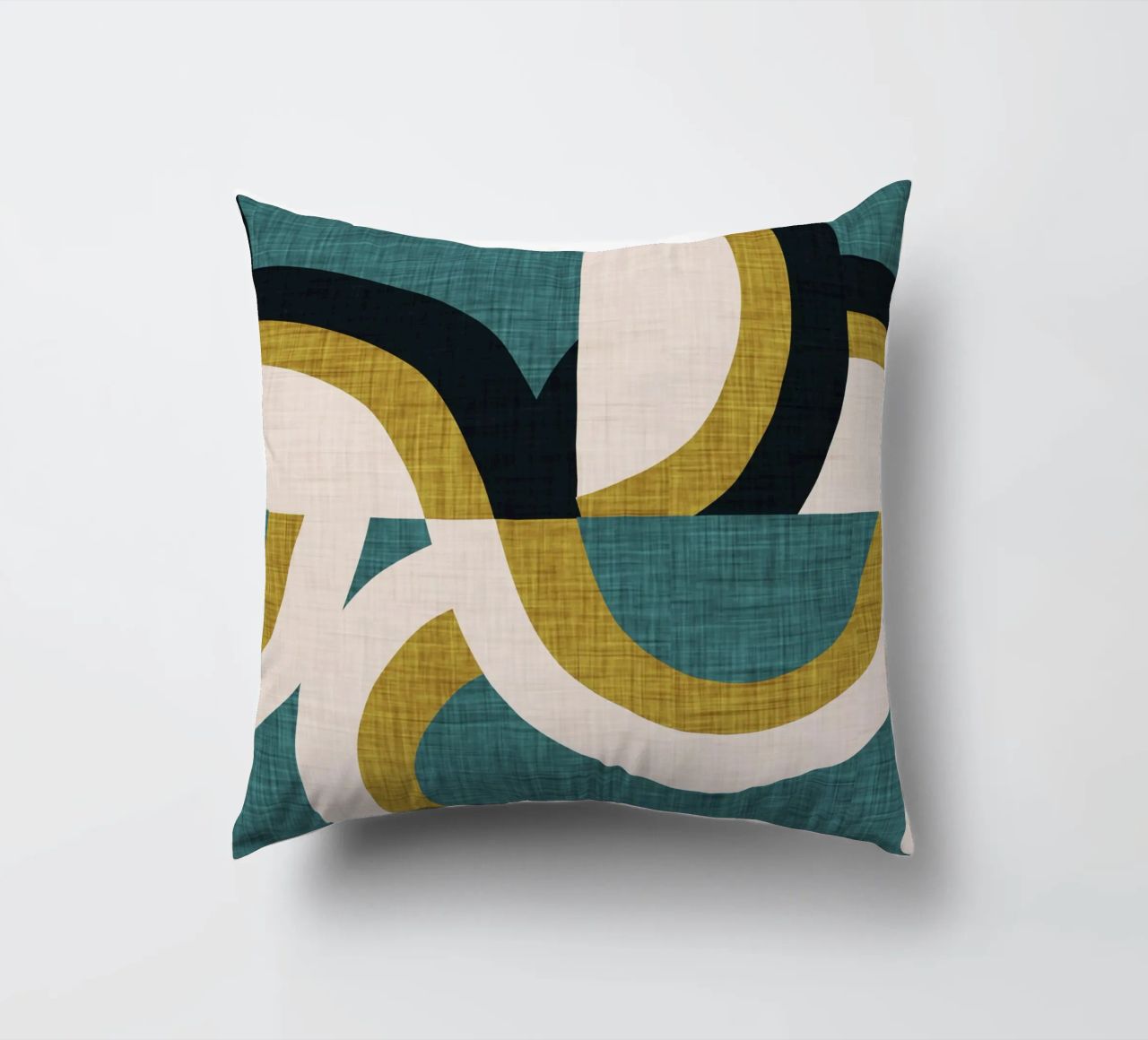 New Mid Mod Freeway Olive decorative cushion by susanacosta