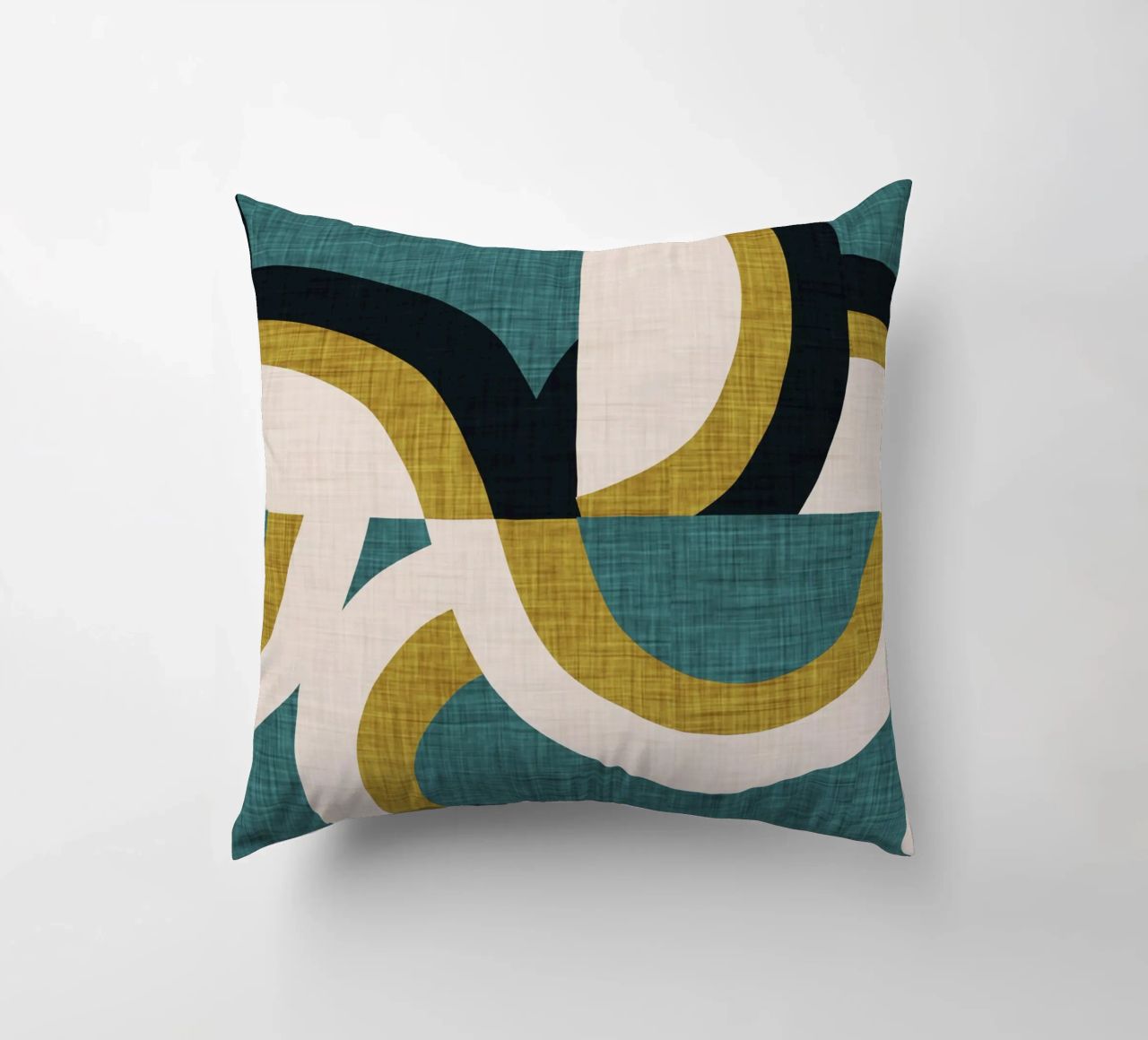 New Mid Mod Freeway Olive decorative cushion by susanacosta