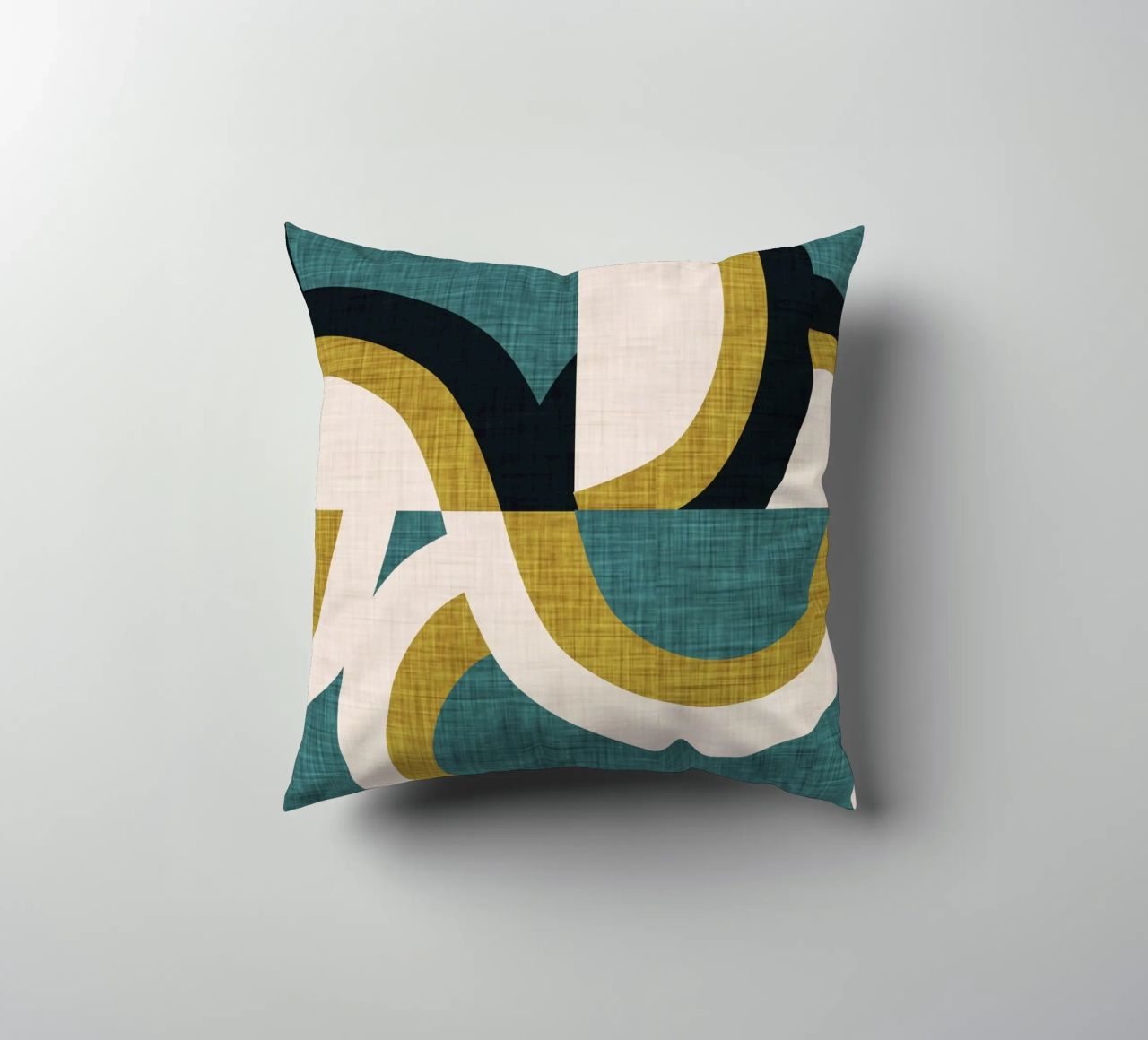 New Mid Mod Freeway Olive decorative cushion by susanacosta