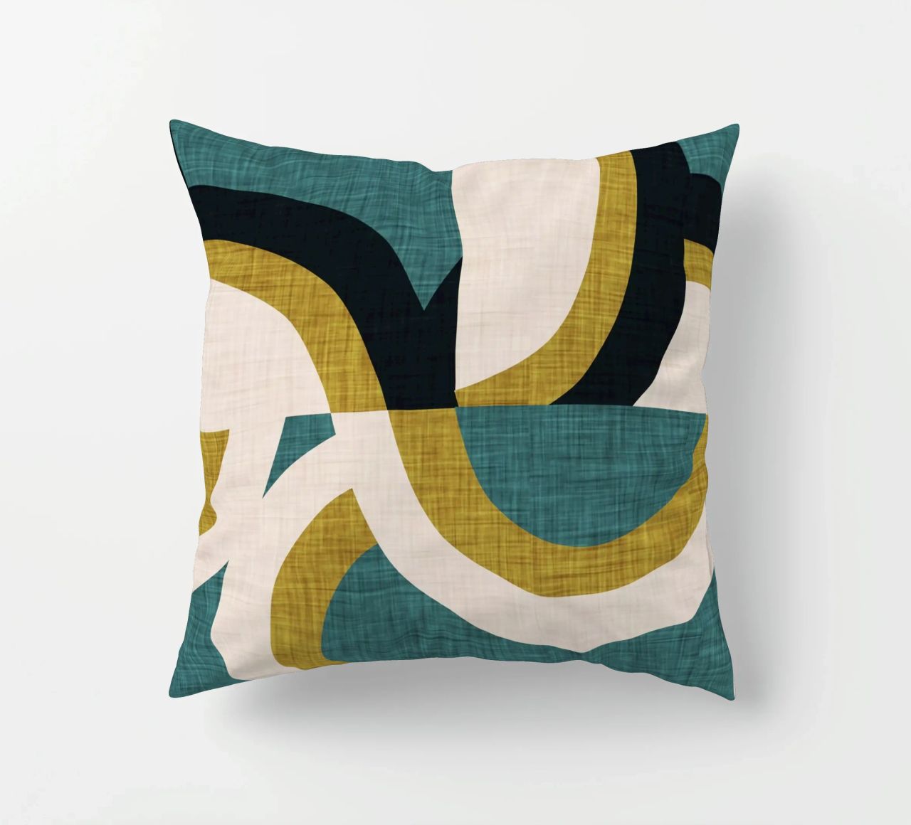 New Mid Mod Freeway Olive decorative cushion by susanacosta