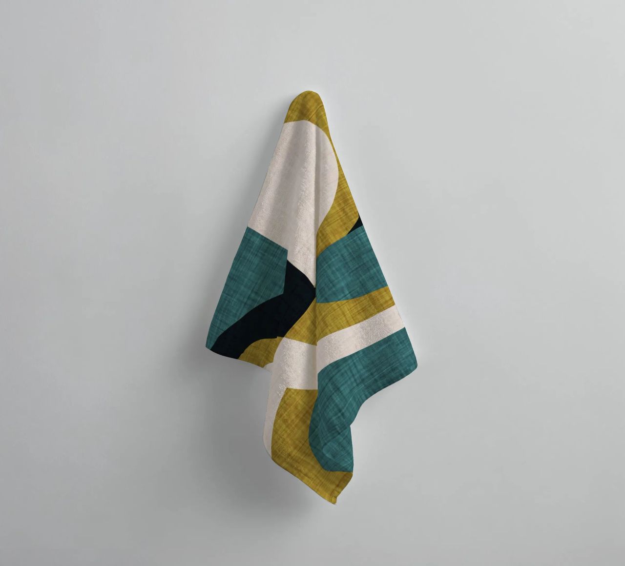 New Mid Mod Freeway Olive towel by susanacosta
