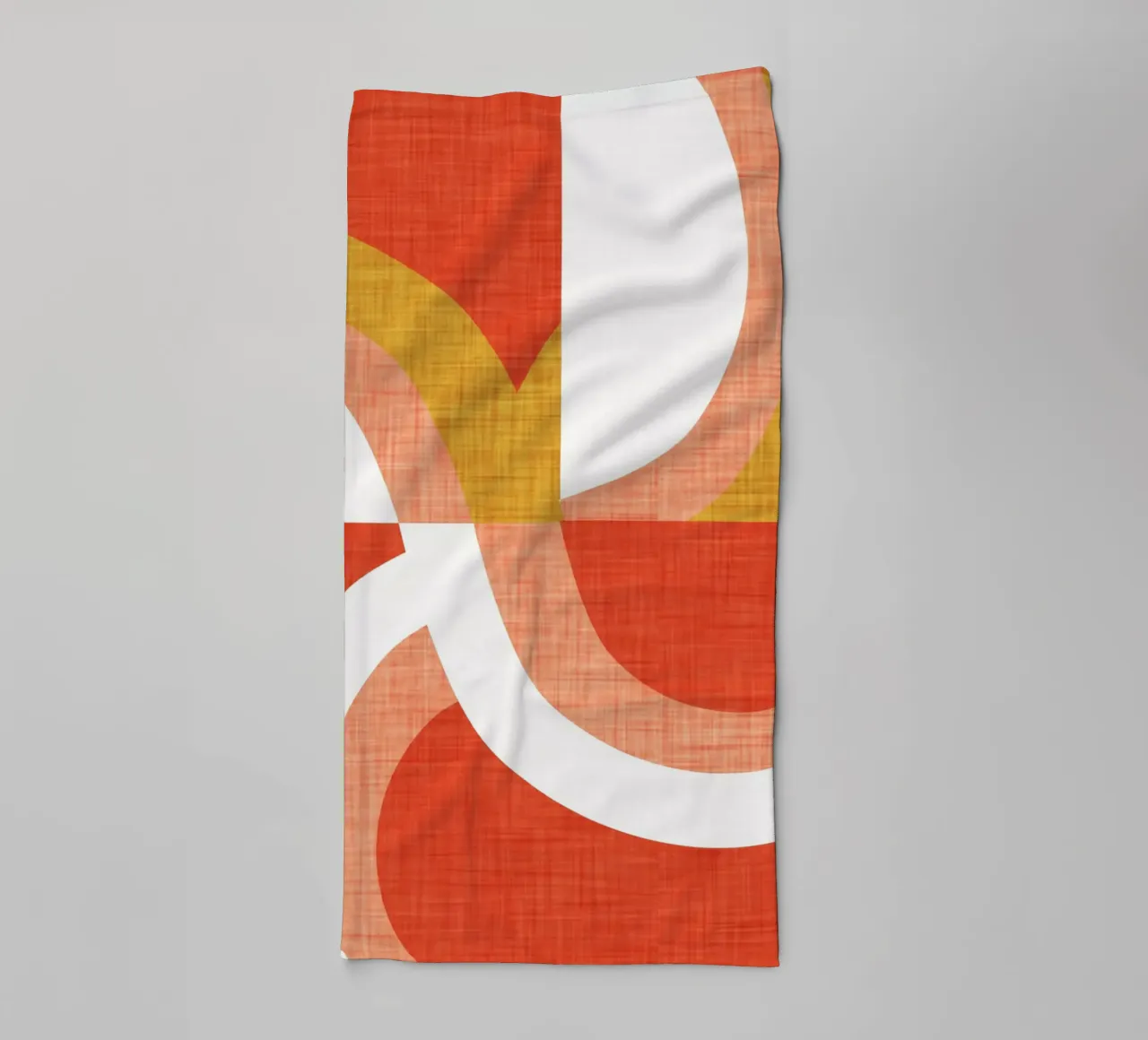 New Mid Mod Freeway Orange asciugamano da bagno da susanacosta