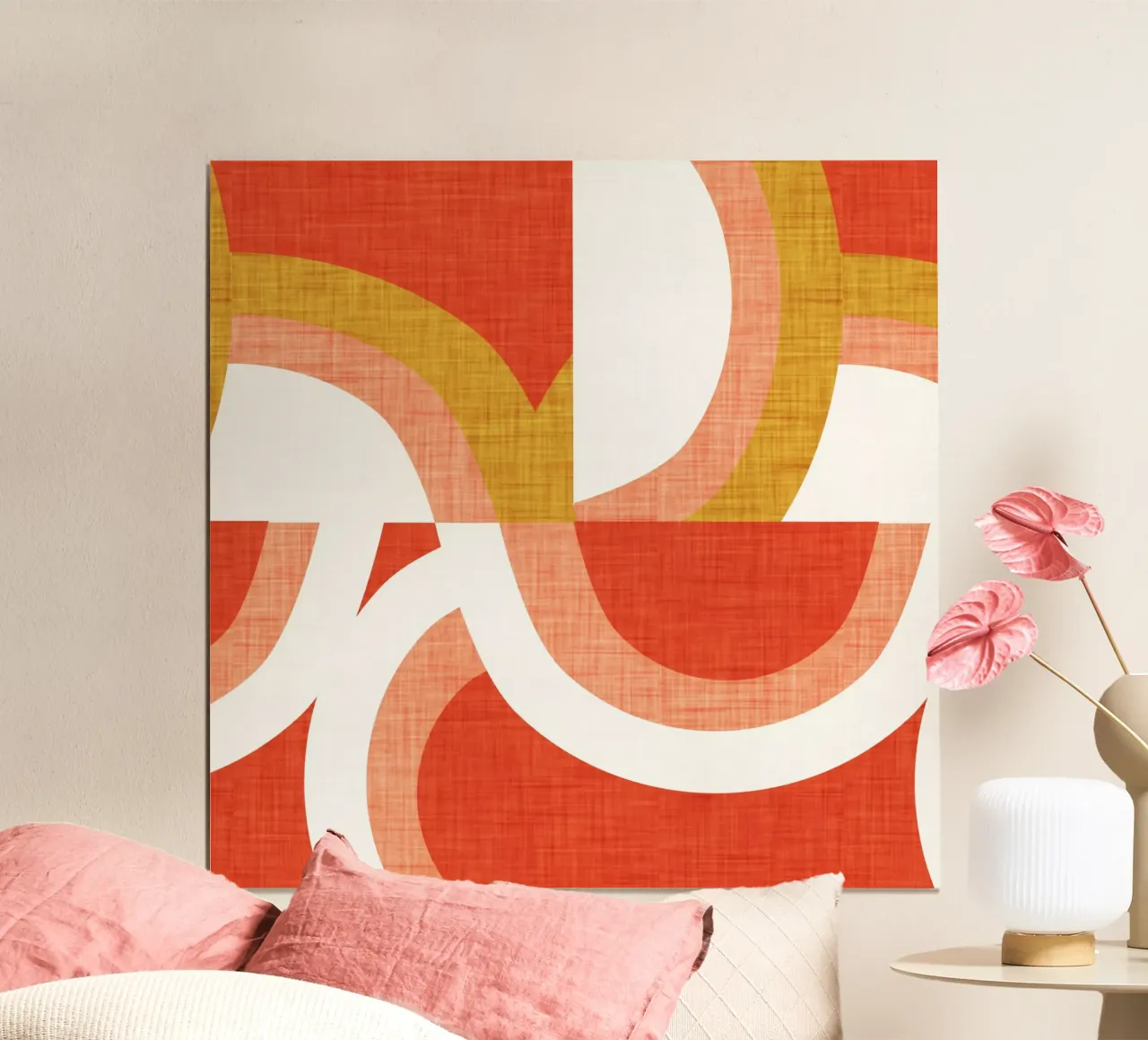 New Mid Mod Freeway Orange poster da susanacosta