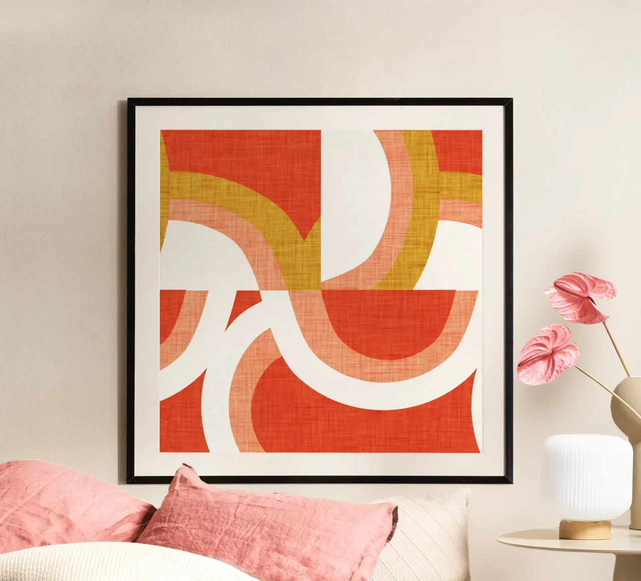 New Mid Mod Freeway Orange poster da susanacosta