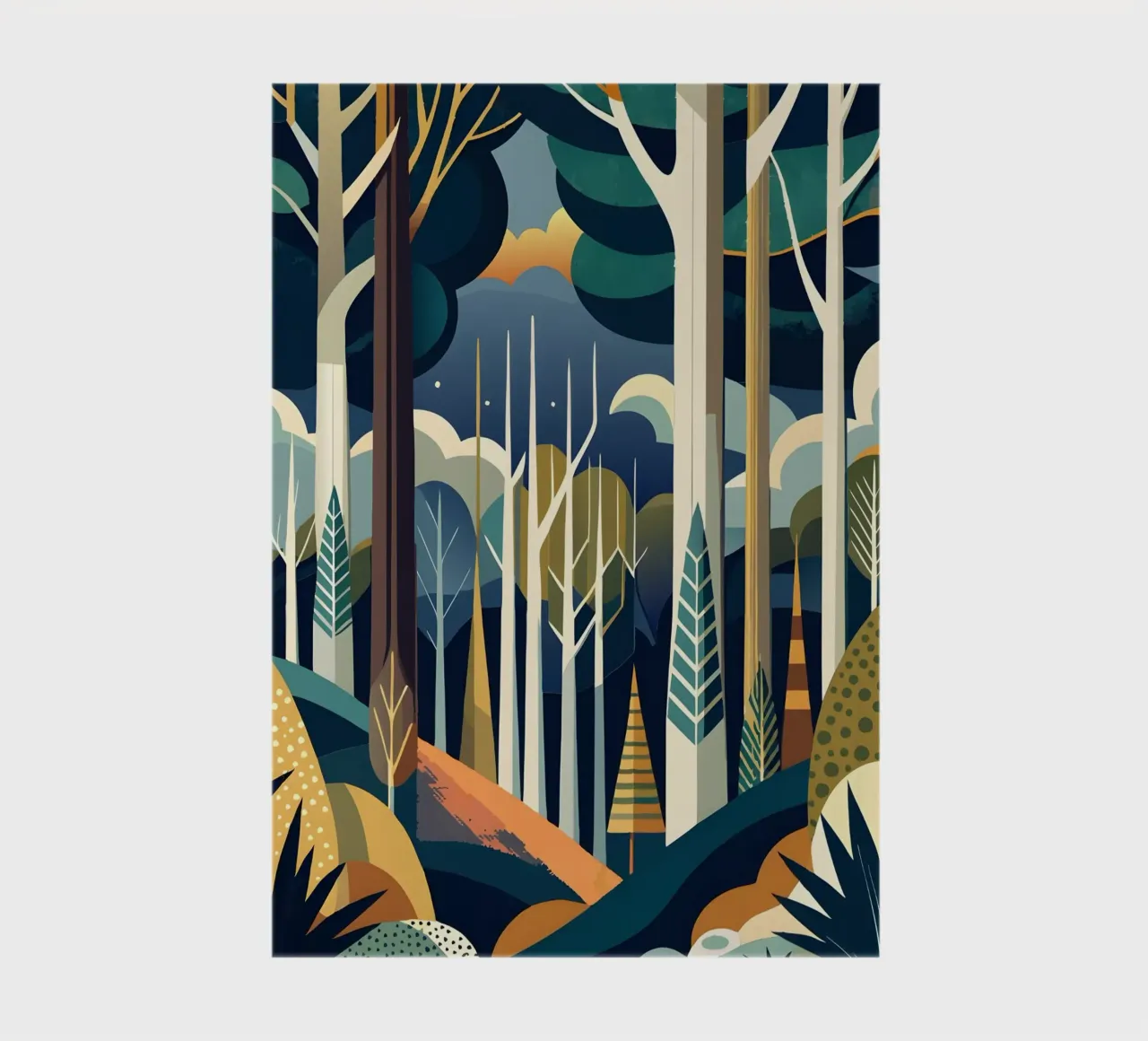 Into the Mystic Forest notebook by Artistic-shop
