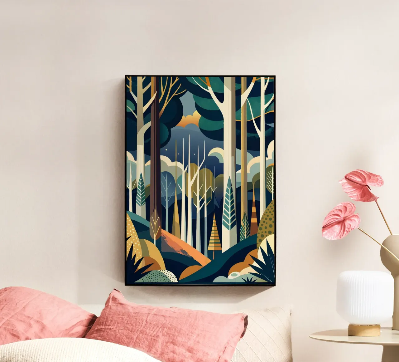 Nella foresta mistica plexiglass da Artistic-shop