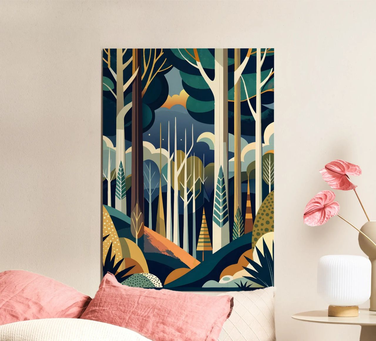 In den mystischen Wald Poster von Artistic-shop