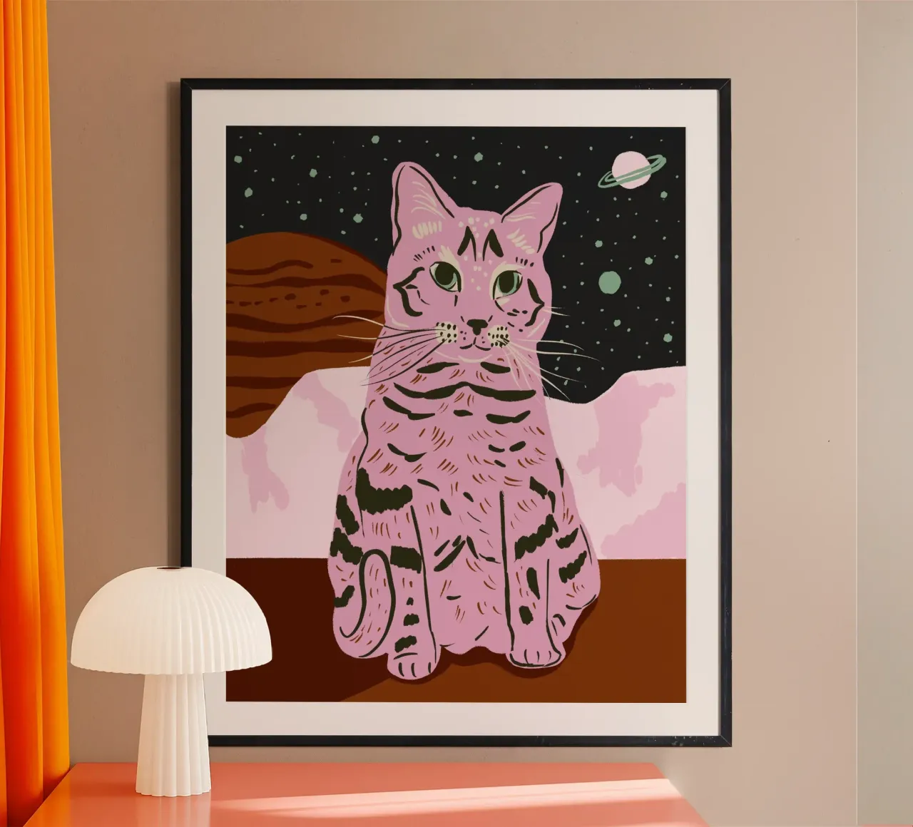 Space Cat poster by Tara Reed