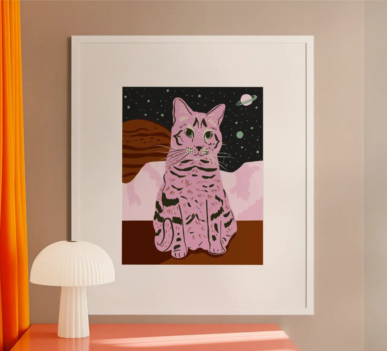 Space Cat poster by Tara Reed