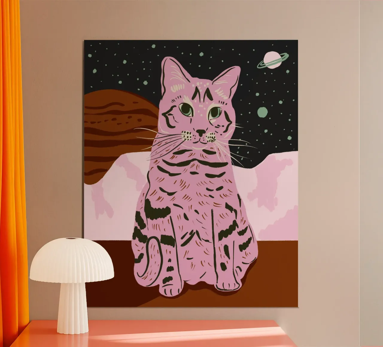 Space Cat poster by Tara Reed