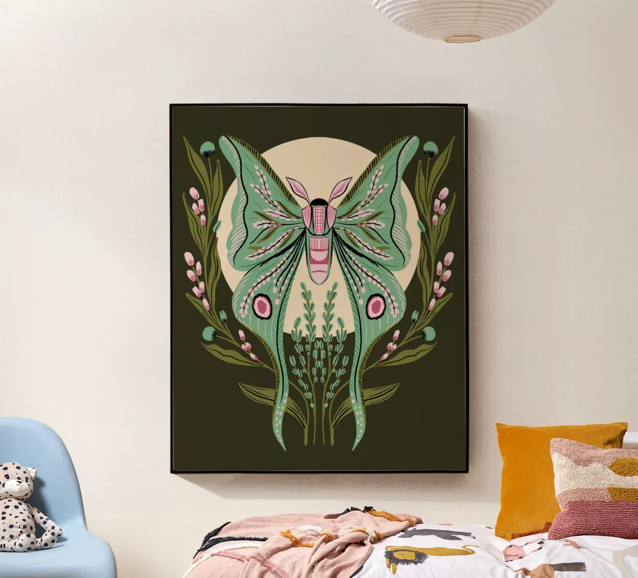 Luna Moth plexiglass da Tara Reed