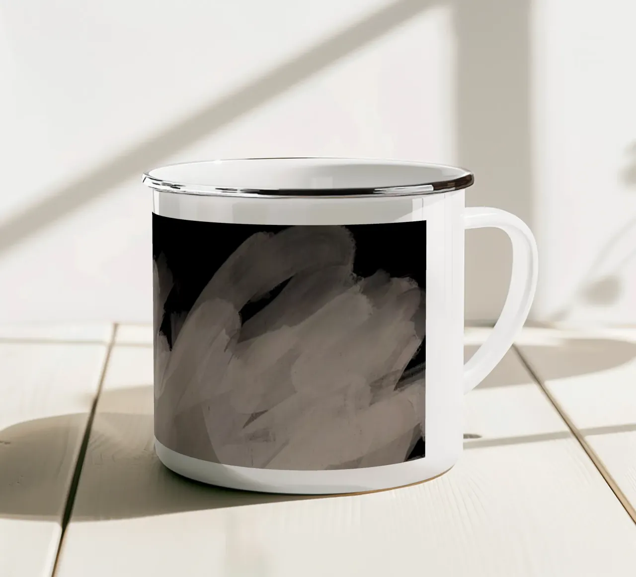 When It All Just Hits taza de esmalte de Studio B