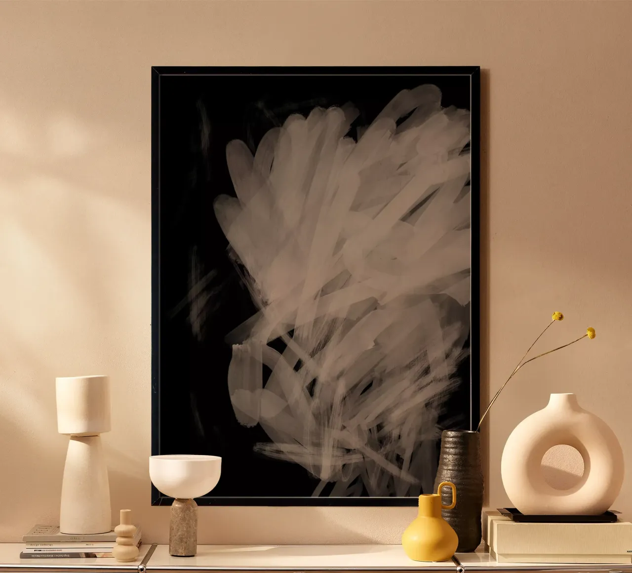 When It All Just Hits poster con telaio in legno da Studio B