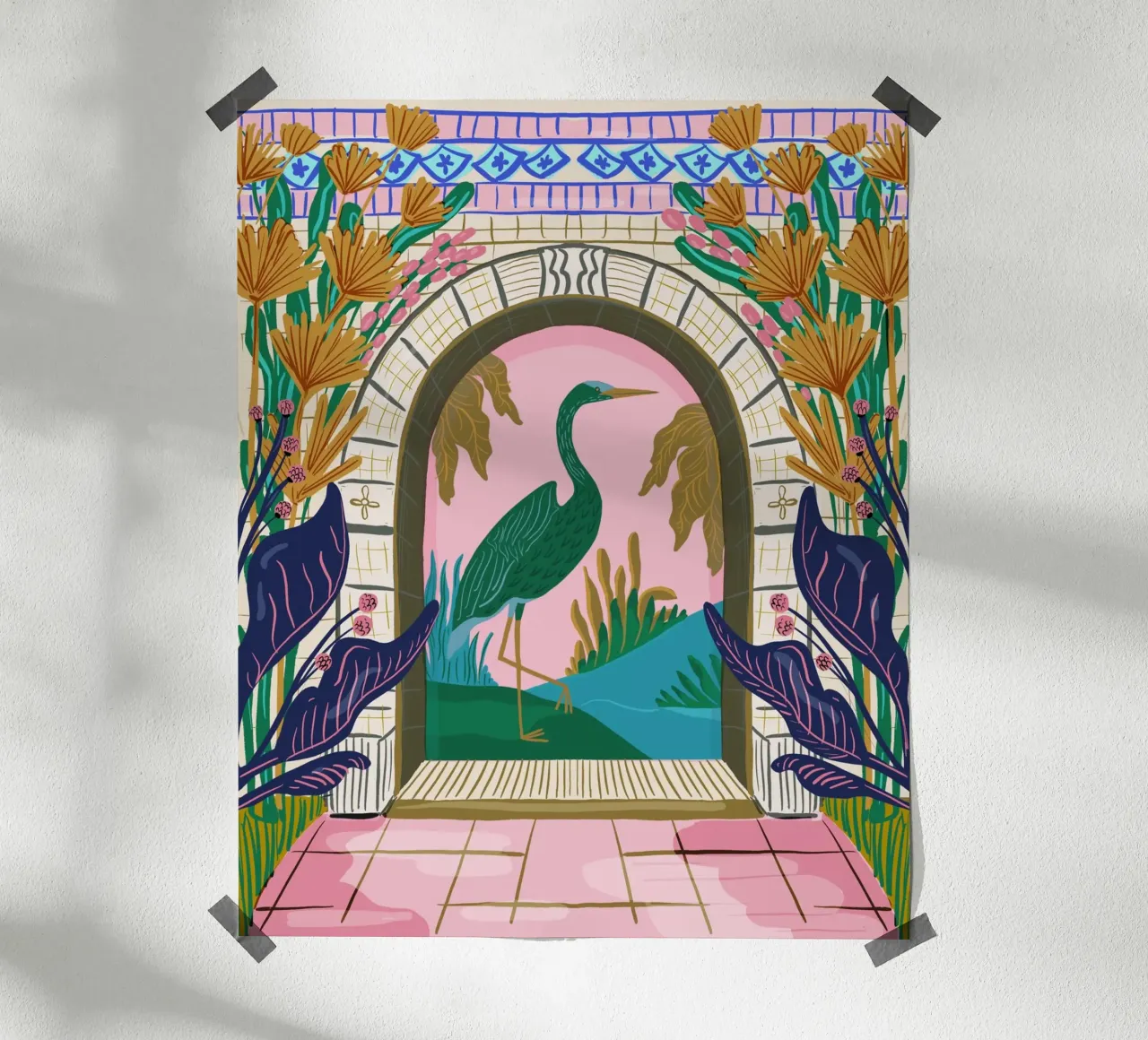 Airone poster da Tara Reed