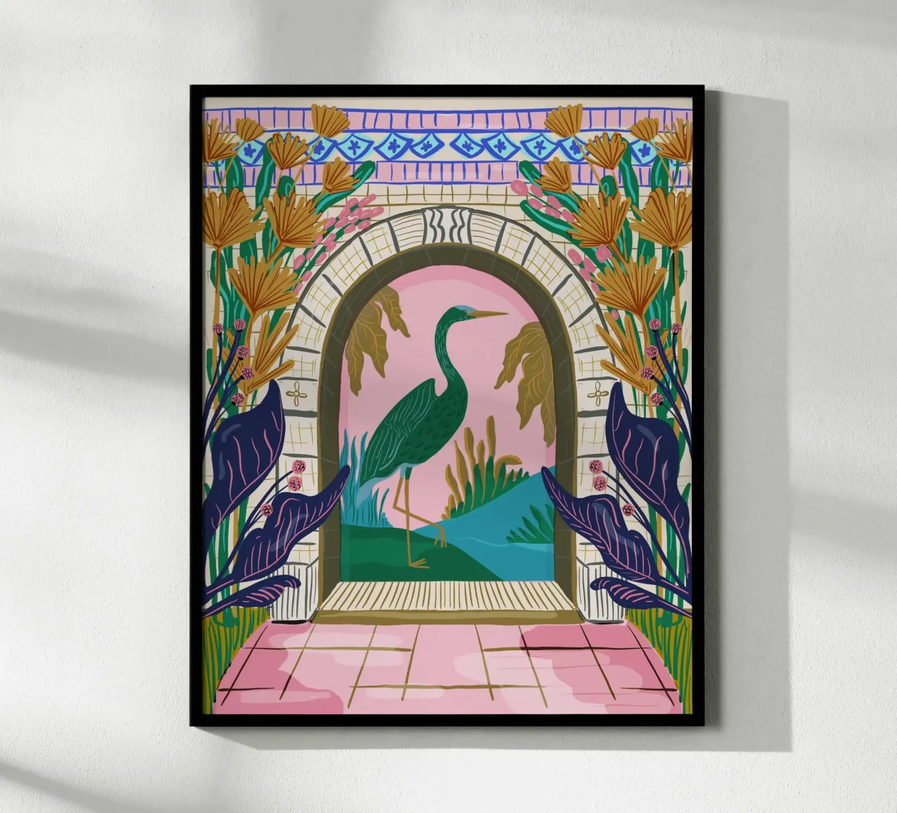 Airone poster da Tara Reed