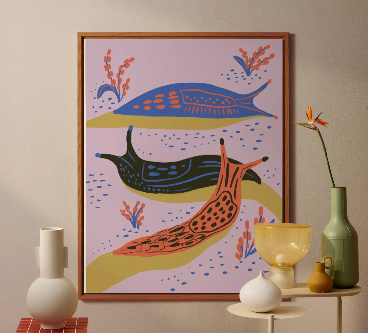 Lumache alluminio dibond da Tara Reed