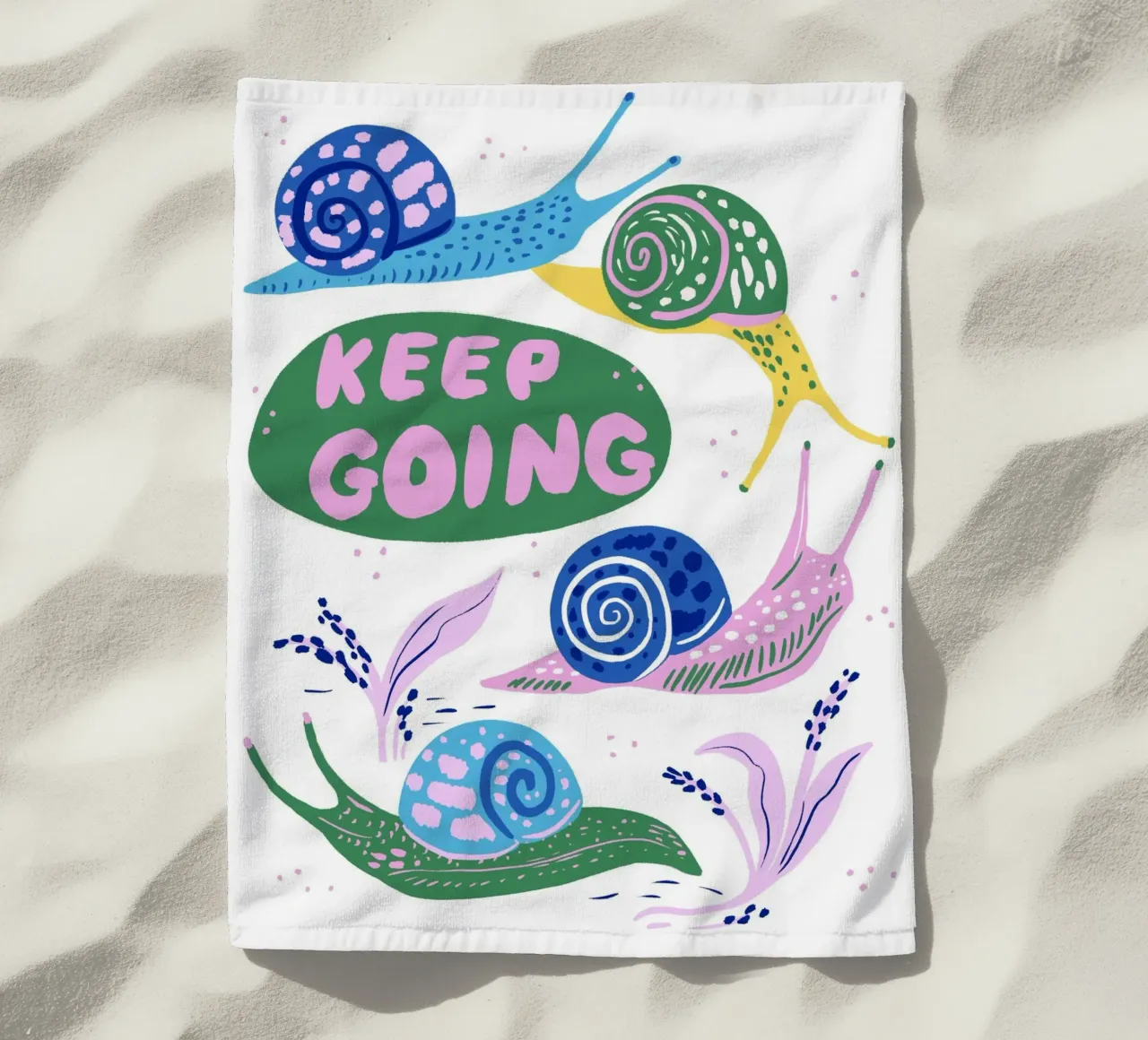 Keep Going Snails telo mare da Tara Reed