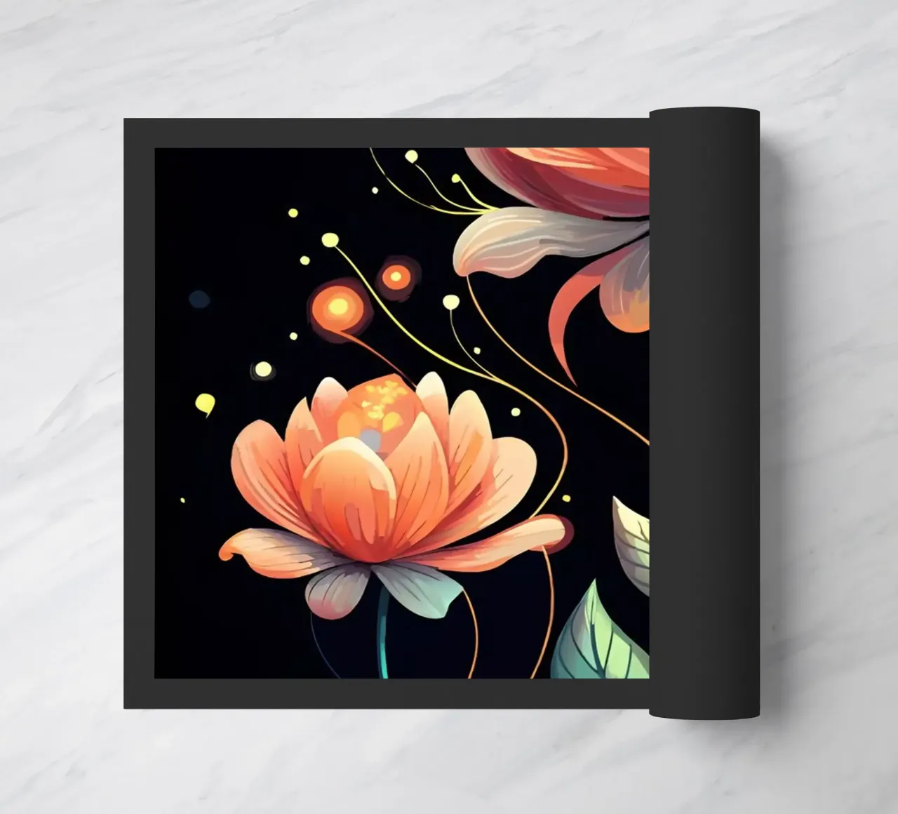 Celestial Blooms doormat by Artistic-shop