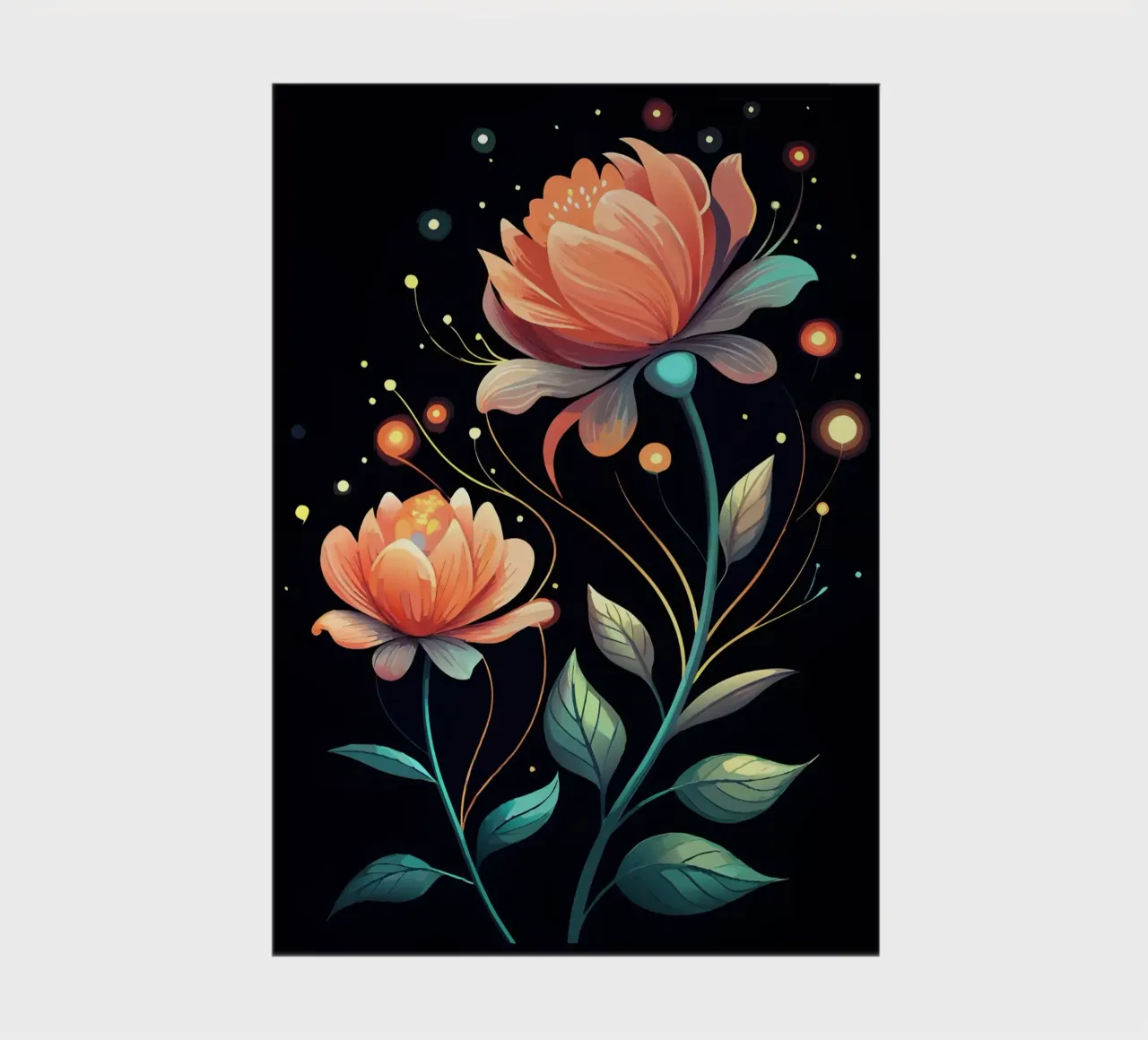 Celestial Blooms notebook by Artistic-shop