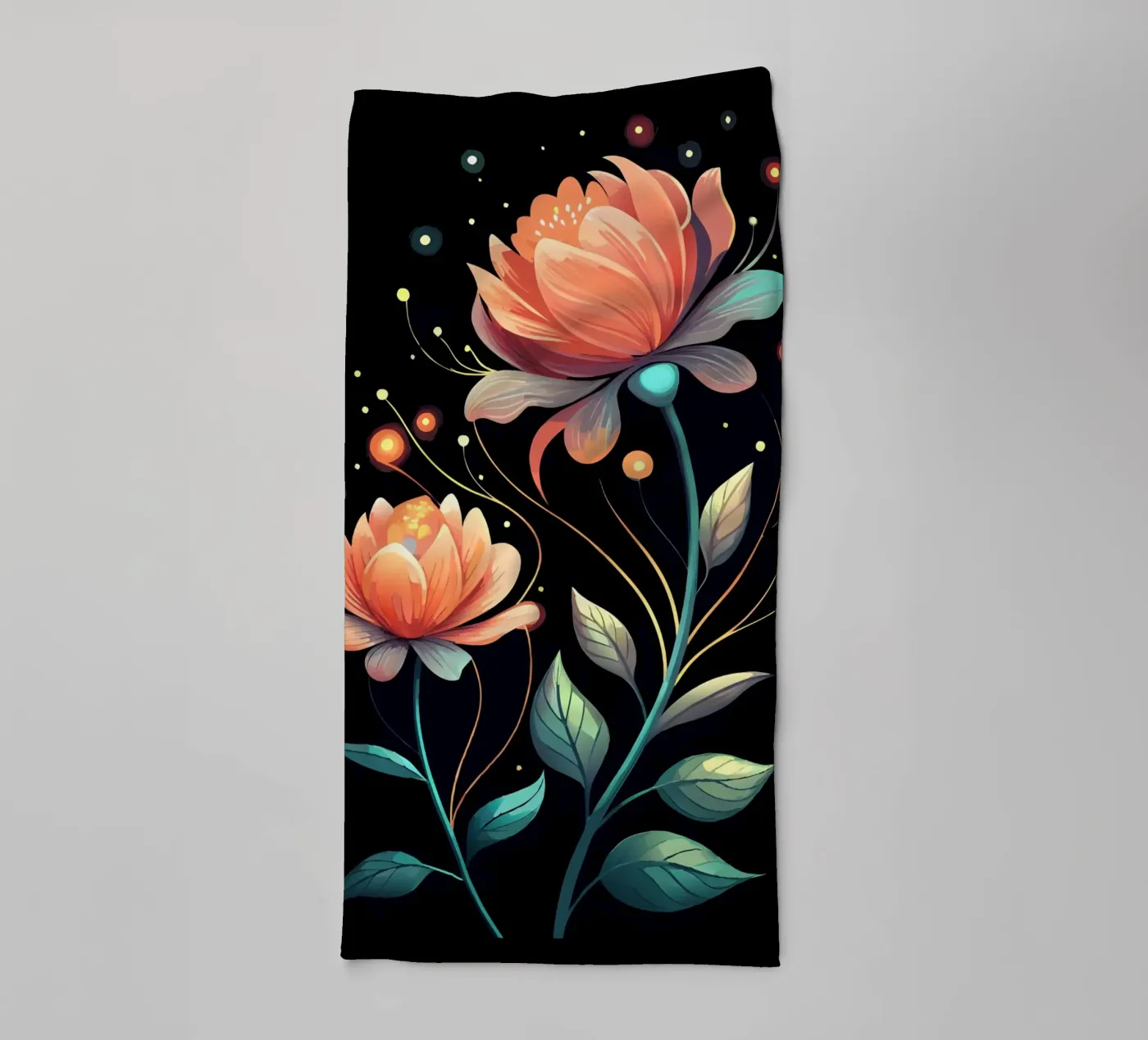 Celestial Blooms towel by Artistic-shop