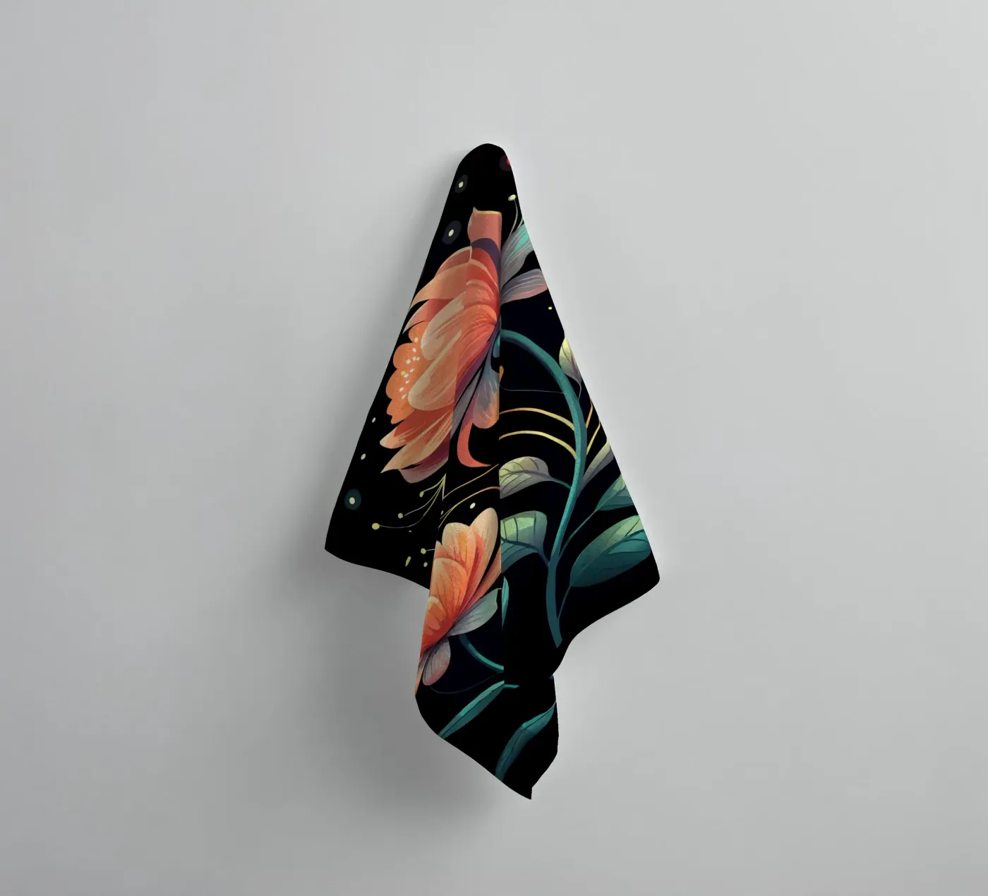 Celestial Blooms towel by Artistic-shop