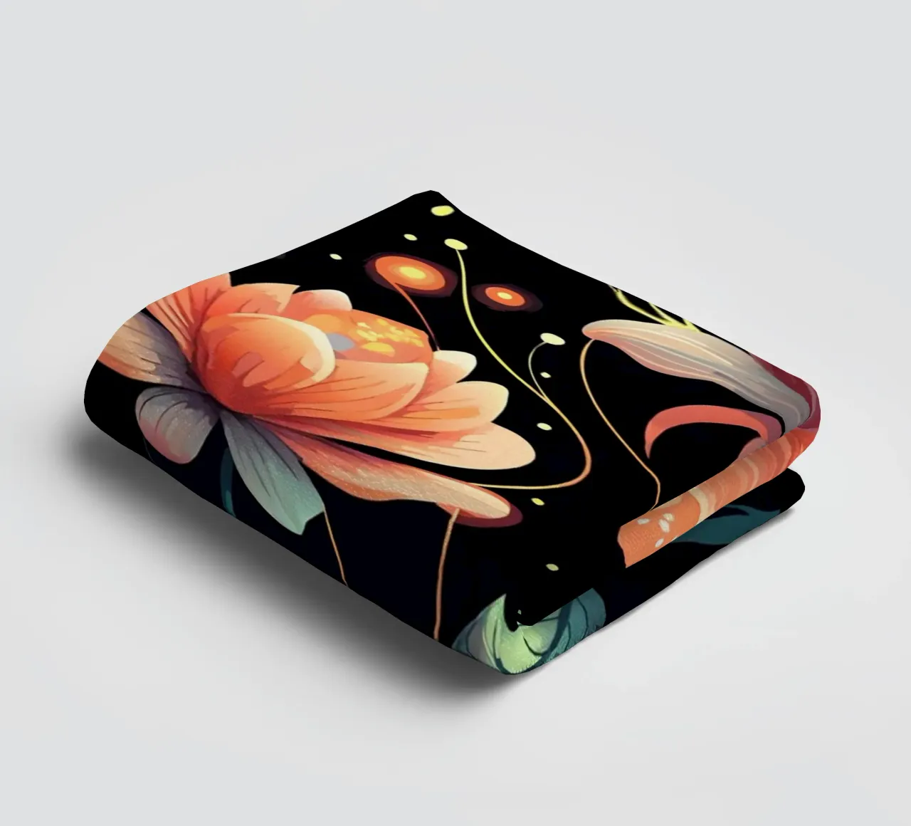 Fiori celesti asciugamano da bagno da Artistic-shop